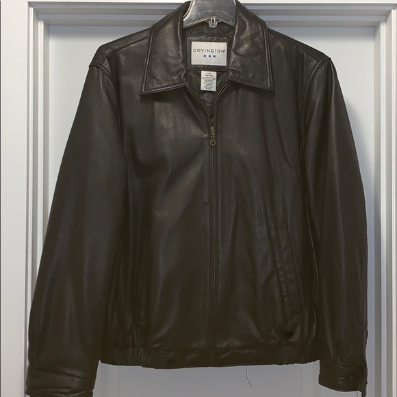 Covington Jackets & Coats Mens Leather Dress Jacket Poshmark